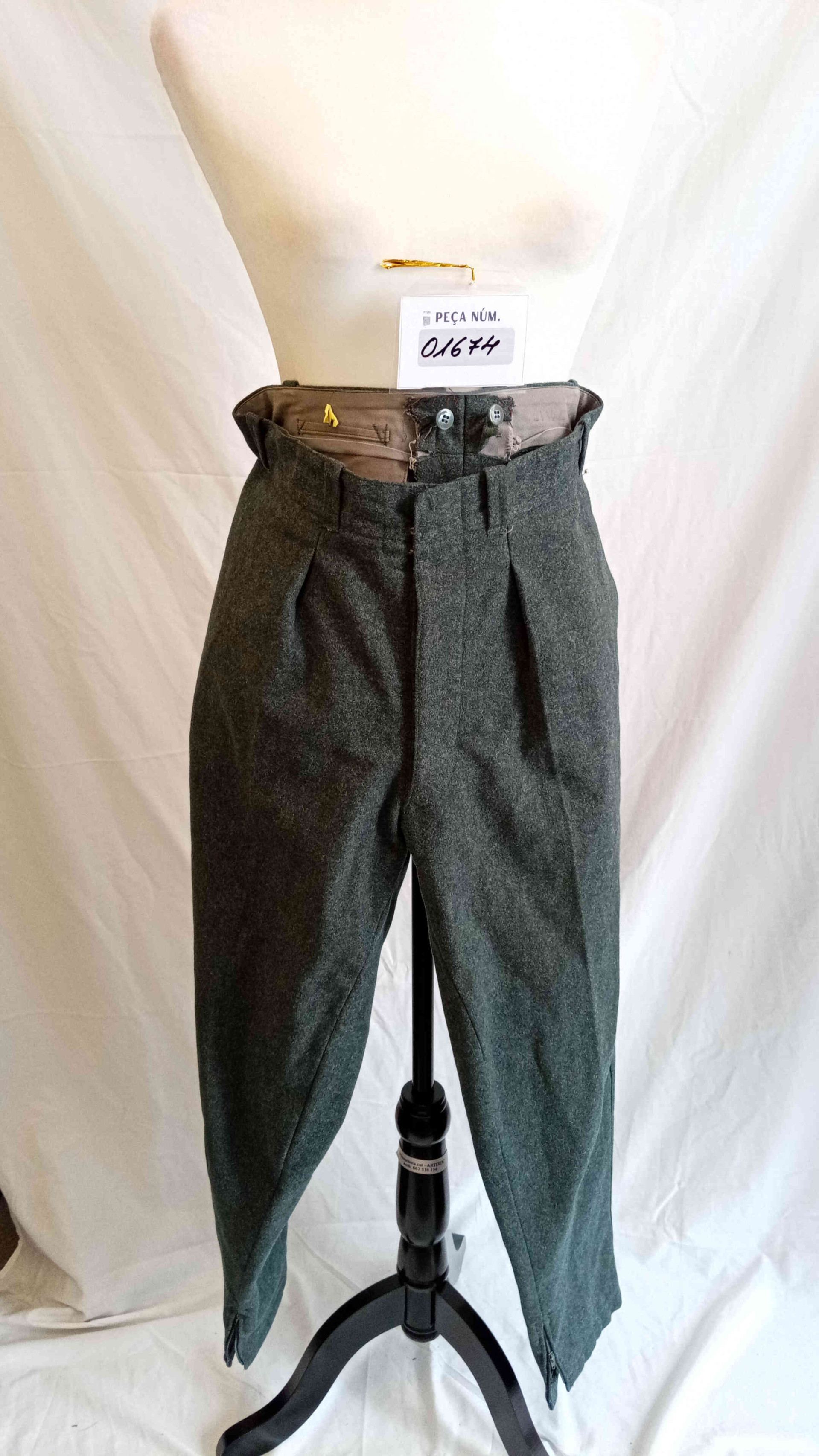 pantalons de llana franela