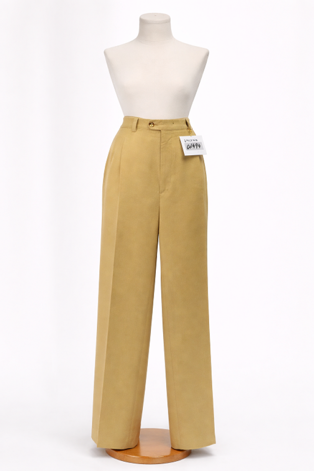 PANTALÓ BEIGE PINCES ESTIU